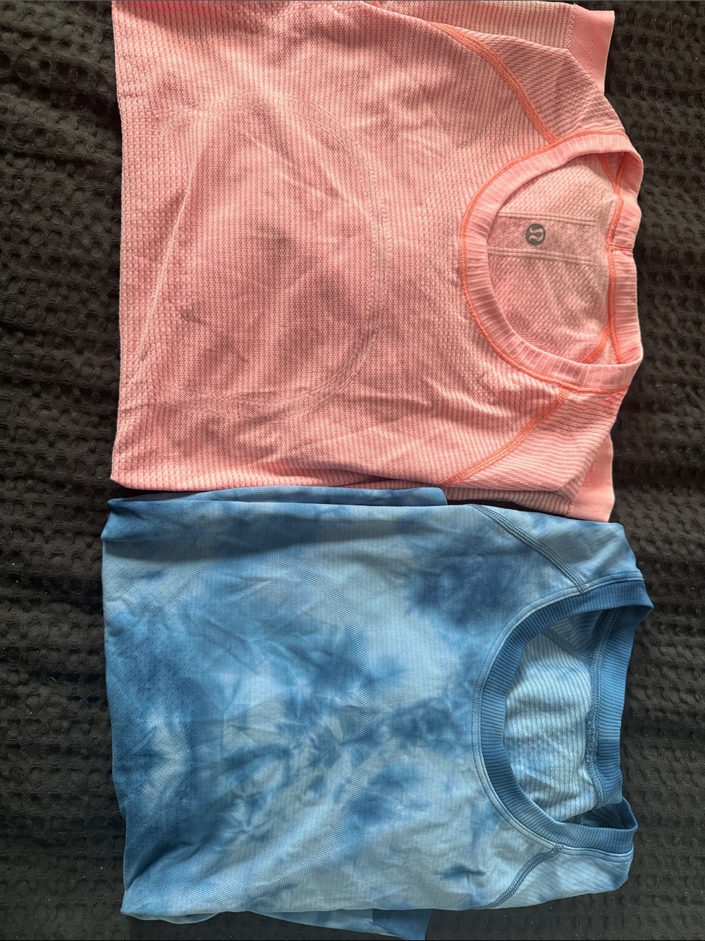 lululemon athletica Kids Short Sleeve Tees - Pink & Blue Tie-Dye